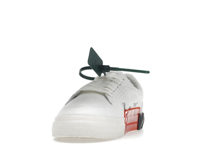 OFF-WHITE Vulc Low Canvas White Red Arrow Black