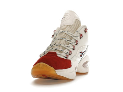 Reebok Question Mid Vintage Red Toe