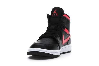 Jordan 1 Mid Black Siren Red (Women's)