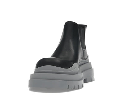 Bottega Veneta Tire Ankle Chelsea Boot Black Vapor