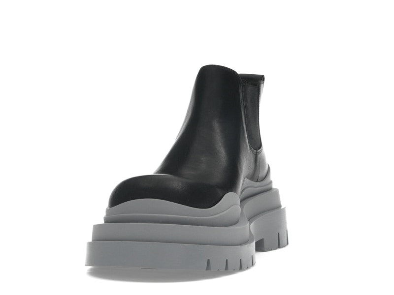 Bottega Veneta Tire Ankle Chelsea Boot Black Vapor