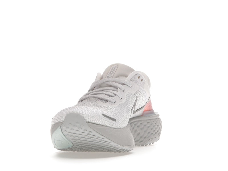Nike ZoomX Invincible Run Flyknit White Pure Platinum Chile Red