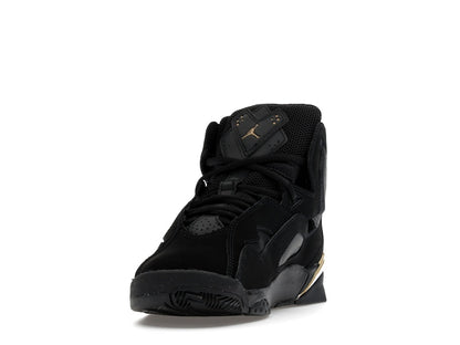 Jordan True Flight Black Metallic Gold White (GS)