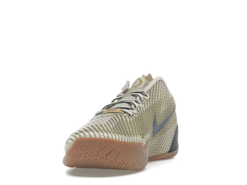 Nike Court Vapor 11 HC Premium Sanddrift Thunder Blue Gum Medium Brown Metallic Gold