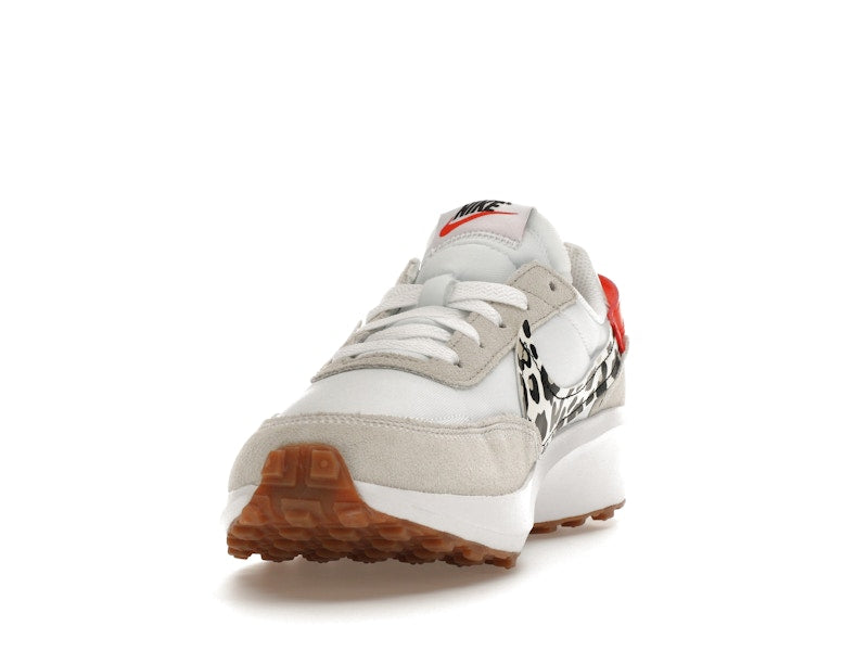 Nike Waffle Debut White Team Orange Leopard (Women's)