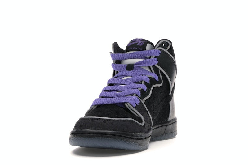 Nike SB Dunk High Black Purple Box