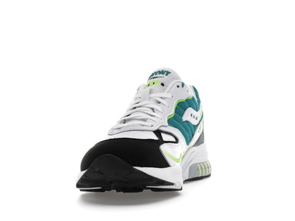 Saucony 3D Grid Hurricane White Green Lime