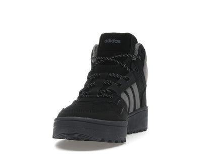 adidas Hoops 4.0 Mid Black Grey Four