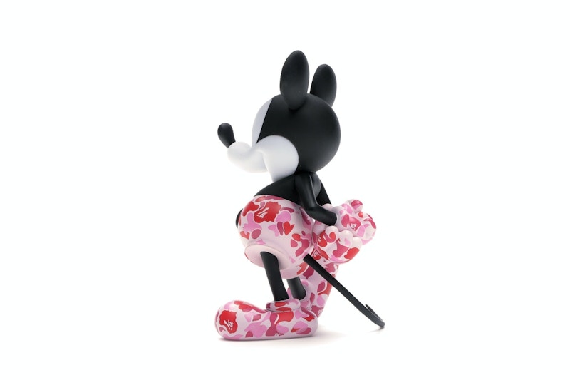 BAPE x Mickey Mouse 90th Anniverary Figure Red Camo