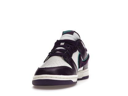 Nike Dunk Low Chenille Swoosh Sail Grand Purple