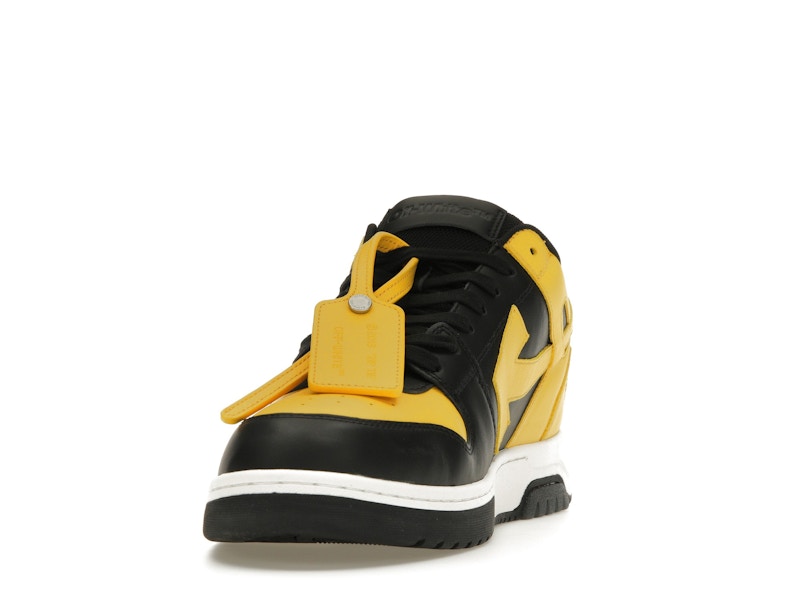 OFF-WHITE Out Of Office OOO Low Tops Black Yellow