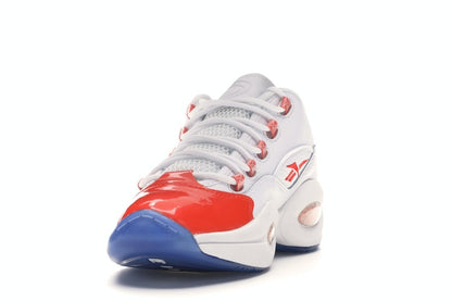 Reebok Question Low Patent Toe Orange