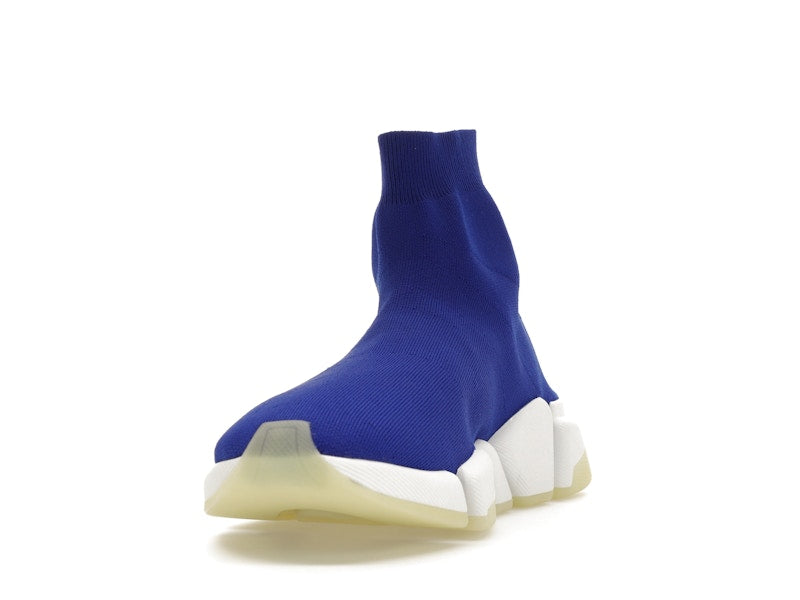 Balenciaga Speed 2.0 Recycled Knit Blue Glow
