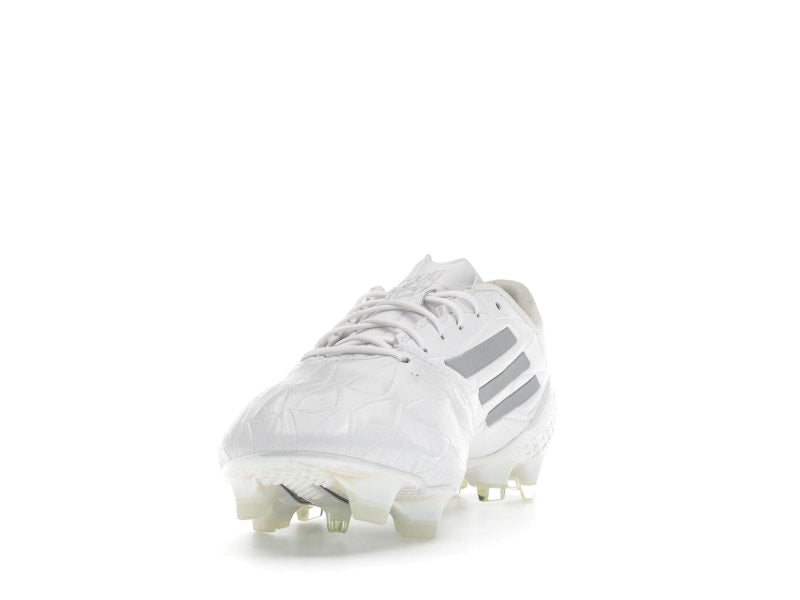 adidas Adizero F50 4 Leather FG White Silver Metallic