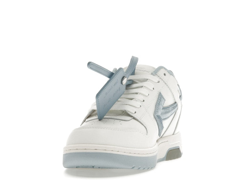 OFF-WHITE Out Of Office OOO Low Tops Embroidered Arrow White Light Blue