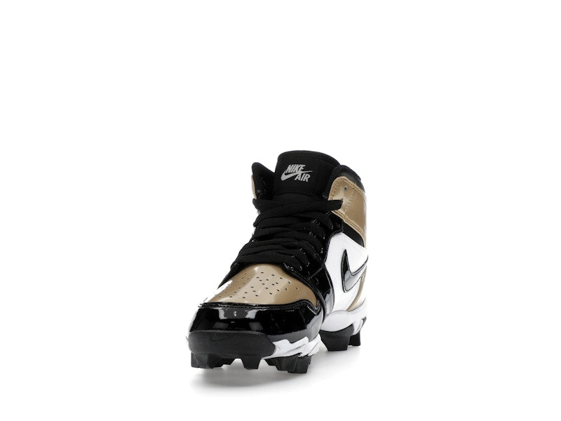 Jordan 1 Mid Cleat Patent Gold Toe (GS)