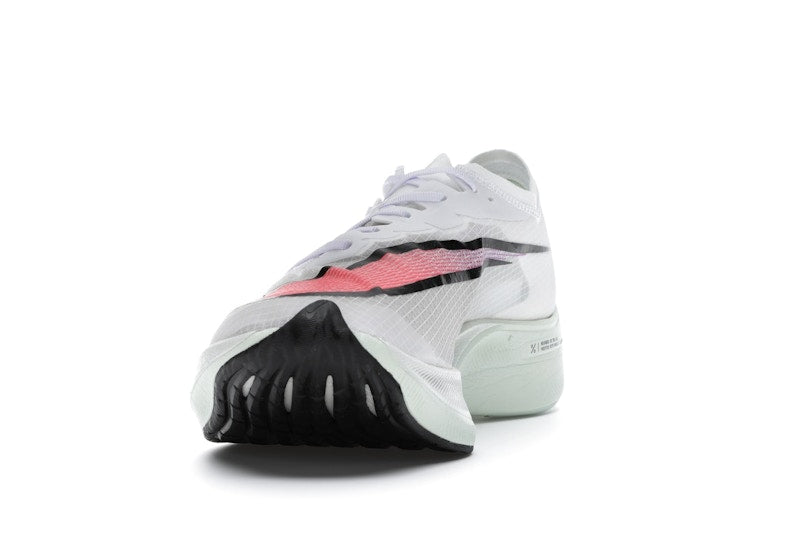 Nike ZoomX Vaporfly Next% White Hyper Jade Flash Crimson