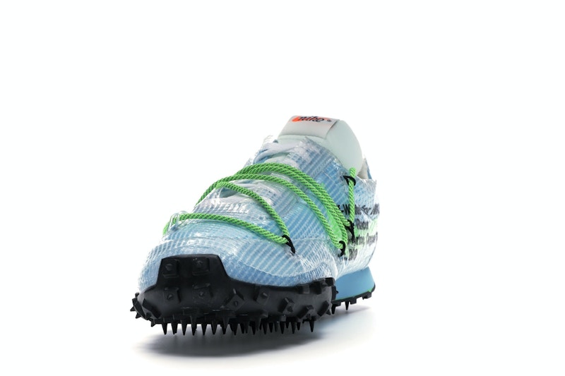 Nike Waffle Racer Off-White Vivid Sky (Women's)