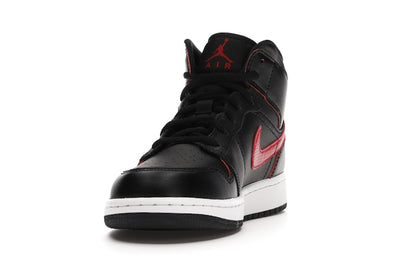 Jordan 1 Retro Mid Black Gym Red (GS)