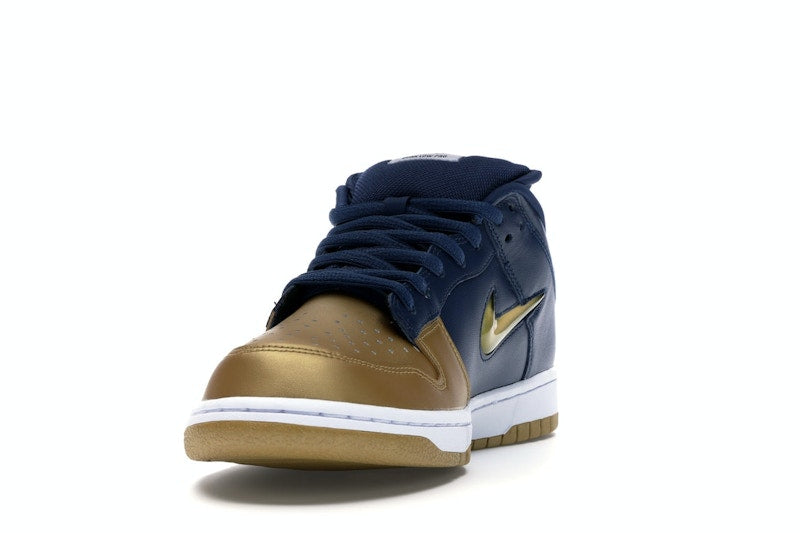 Nike SB Dunk Low Supreme Jewel Swoosh Gold