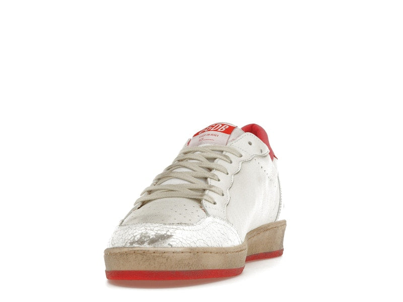 Golden Goose Ball-Star Low White Red
