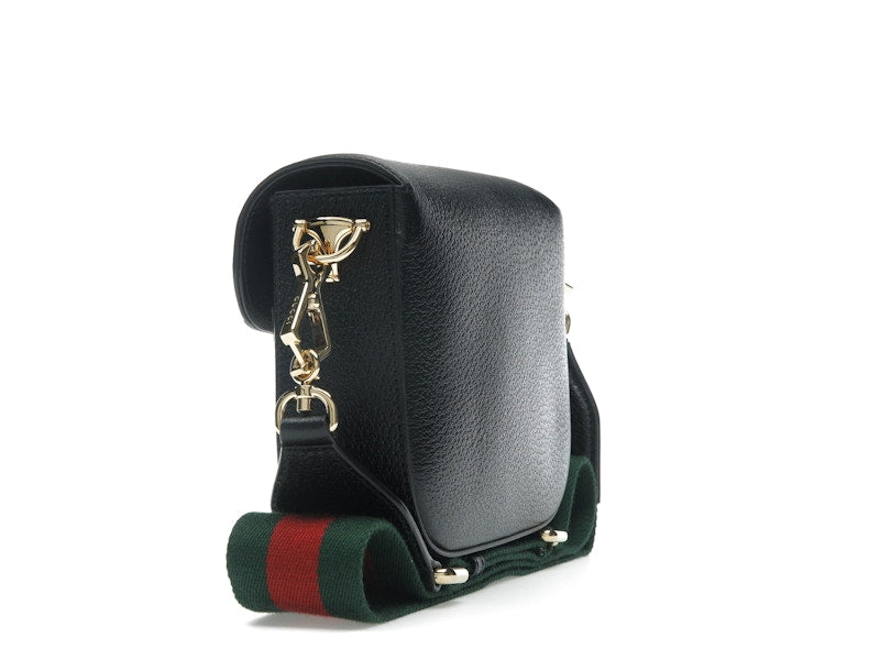 Gucci x adidas Horsebit 1955 Shoulder Bag Black/White