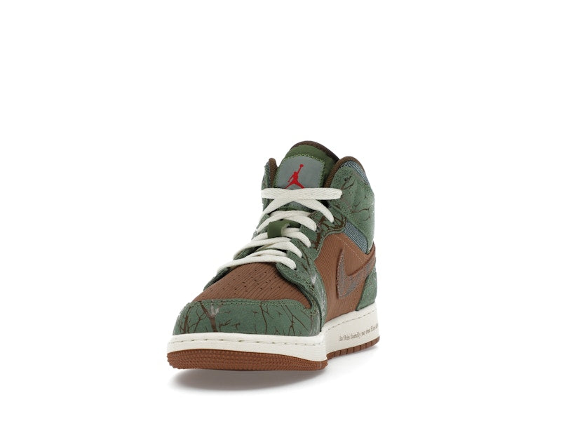 Jordan 1 Mid Treeline (GS)