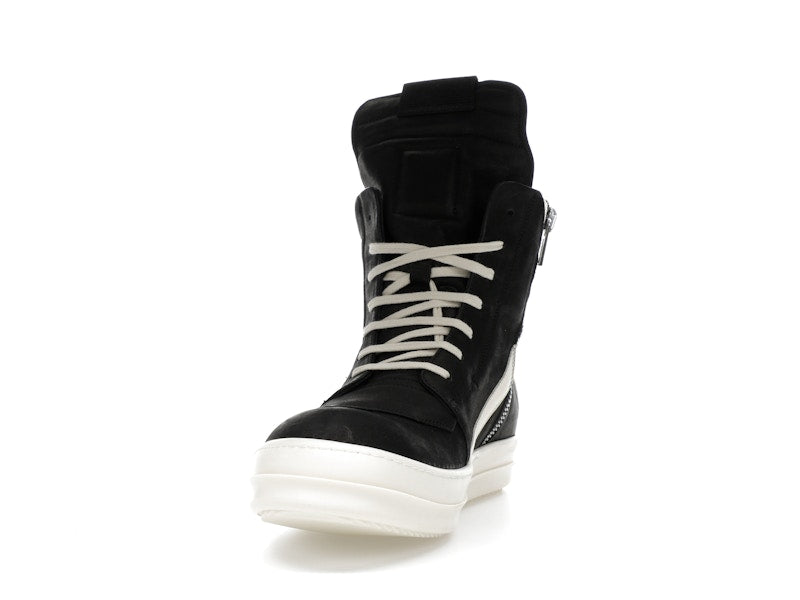 Rick Owens Geobasket High Black Milk