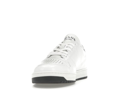 Prada Downtown Low Top Sneakers Leather White White Black