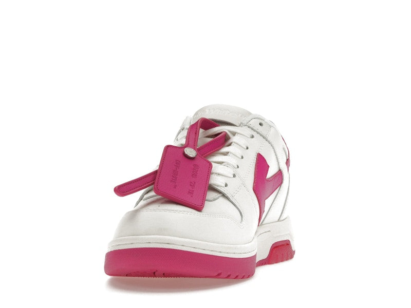 OFF-WHITE Out Of Office Calf Leather White Fuchsia (Women's)