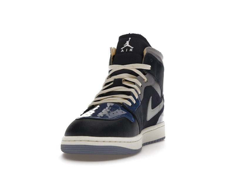 Jordan 1 Mid SE Craft Obsidian French Blue Ashen Slate White