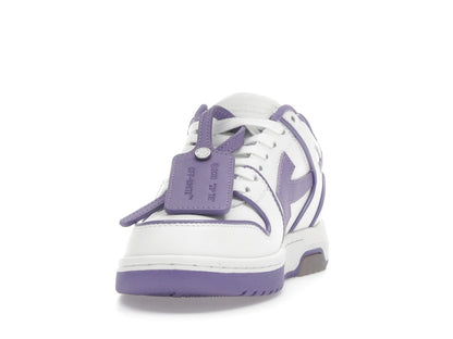 OFF-WHITE Out Of Office OOO Low Tops Outlined White Lilac Purple (Women's)