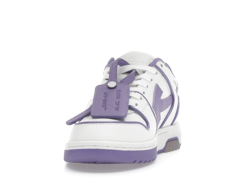 OFF-WHITE Out Of Office OOO Low Tops Outlined White Lilac Purple (Women's)