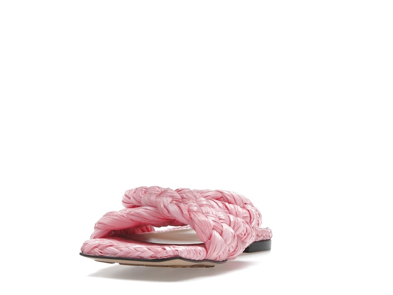 Bottega Veneta Raffia Stretch Flat Sandals Blossom (Women's)
