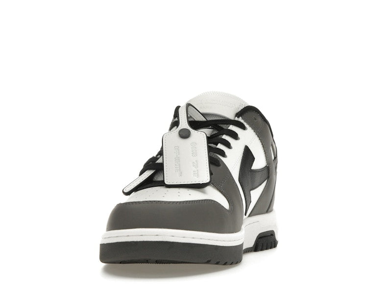 OFF-WHITE Out Of Office OOO Low Tops Dark Gray Black