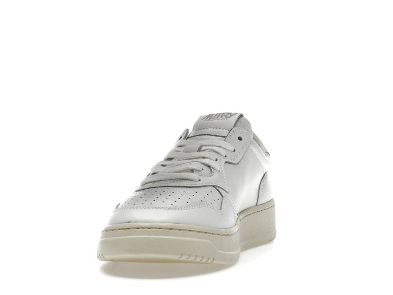 Autry Medalist Leather Low White