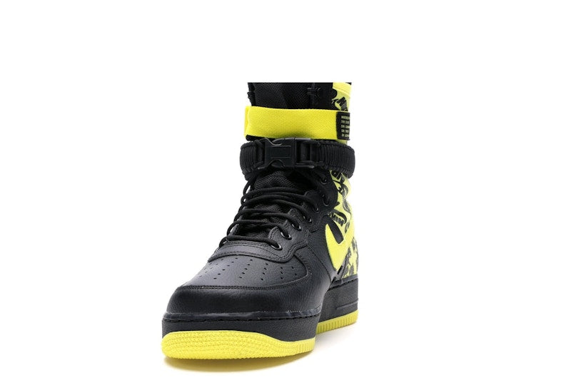 Nike SF Air Force 1 High Black Dynamic Yellow