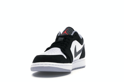 Jordan 1 Low Black White Wolf Grey Infrared 23