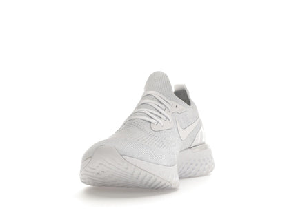 Nike Epic React Flyknit True White
