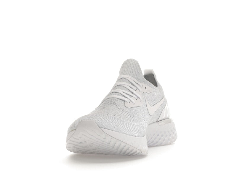 Nike Epic React Flyknit True White