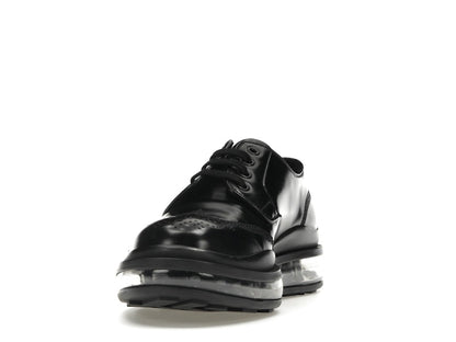Prada Lace-Up Derby Black Brushed Leather