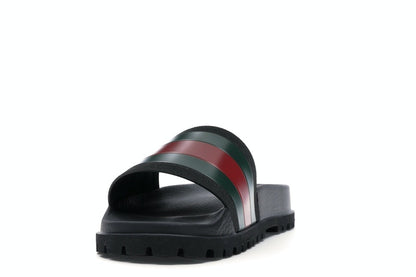 Gucci Web Slide Sandal Black