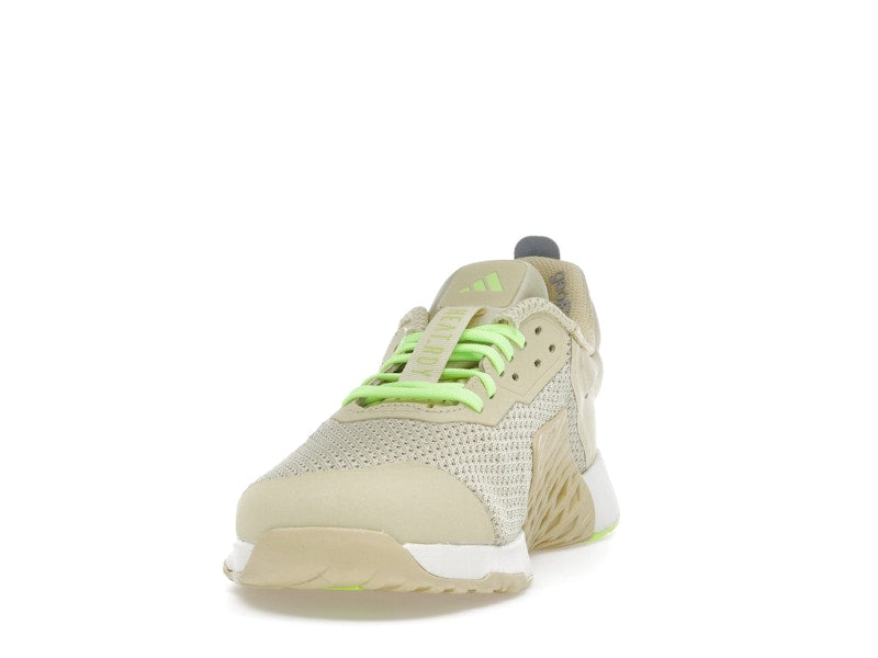 adidas Dropset 3 Strength Powder Yellow Matte Silver Lucid Lemon (Women's)