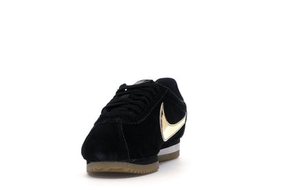 Nike Classic Cortez Black Metallic Gold Gum (Women's)