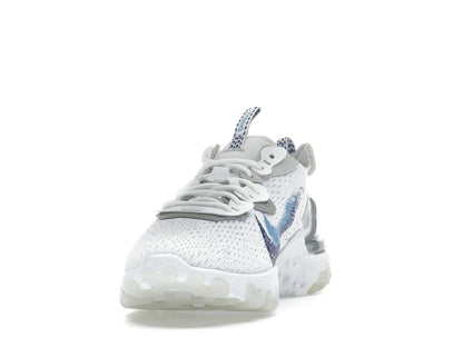 Nike React Vision White Double Blue Swoosh