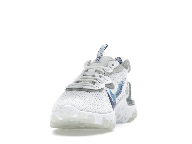 Nike React Vision White Double Blue Swoosh