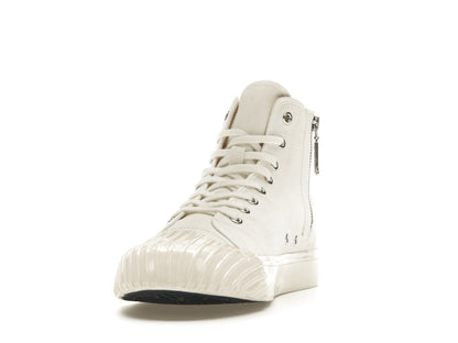 Kenzo School High Top Trainers Tiger Sole Off White