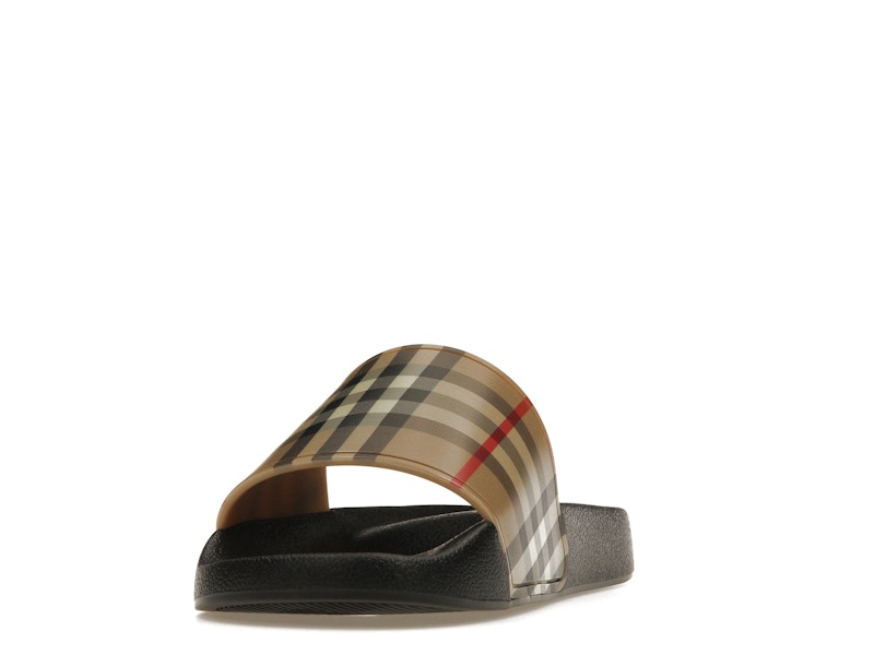 Burberry Check Print Slides Archive Beige (Women's)