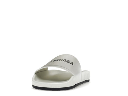 Balenciaga Pool Slide White Black (Women's)