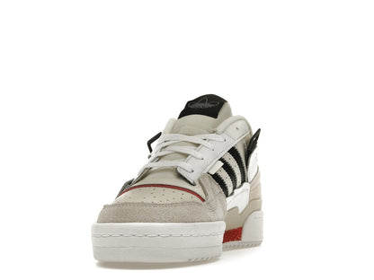 adidas Forum Exhibit Low White Vivid Red